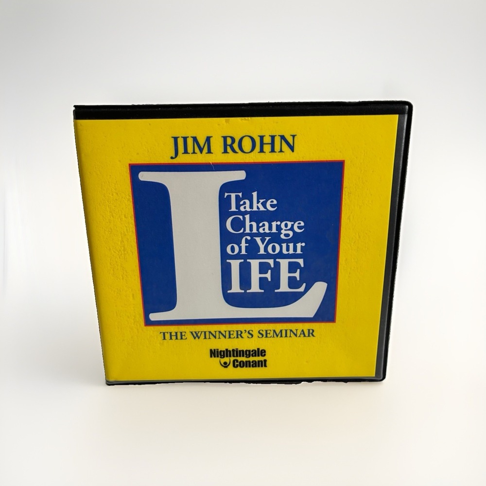 Jim Rohn Take Charge of Your Life CD Set Yellow Winners Seminar